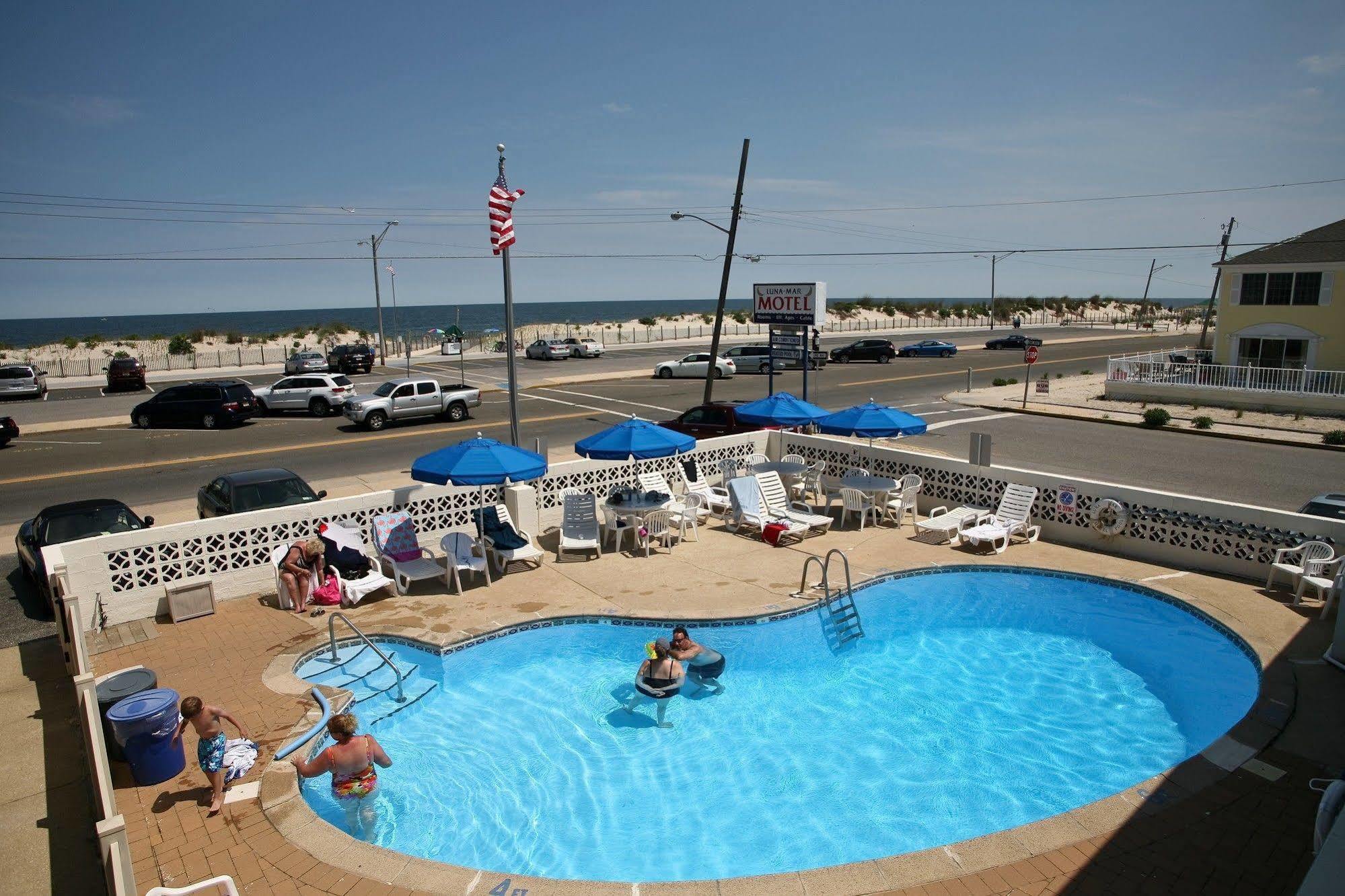 Luna Mar Motel Seaside Park Exterior foto